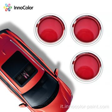 Prezzo all&#39;ingrosso 1K Red Basecoat Red Auto Rifinish